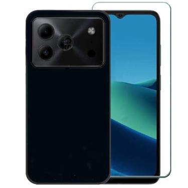 Imagem de Ranyi Capa para celular Doogee Note 56/56 Pro Plus com protetor de tela, TPU fino e flexível com cantos reforçados, capa protetora de borracha para Doogee Note 56/56 Pro Plus (smartphone de 6,6