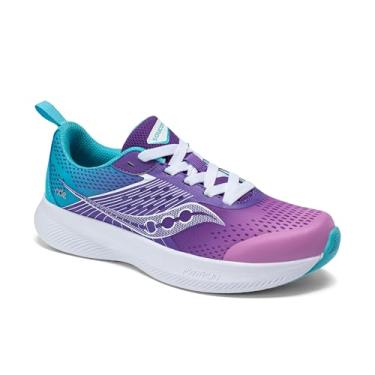 Imagem de Saucony Tênis infantil unissex infantil Ride Kidz, Roxa, 15