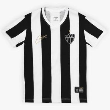 Imagem de Camisa Atlético Mineiro Retrô 1983 Éder Juvenil Infantil Unissex-Unissex