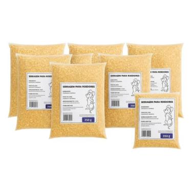 Imagem de Serragem Para Hamster Coelho Porquinho Kit 7 - Mimos Pet