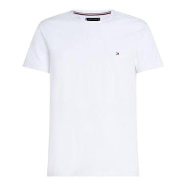 Imagem de Camiseta Tommy Hilfiger Core Stretch Slim Masculino Branco-Masculino