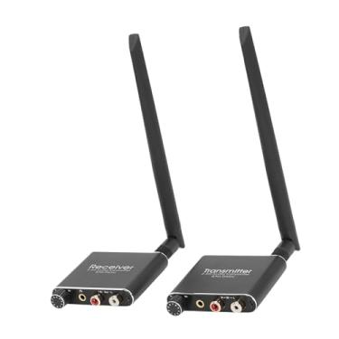 Imagem de Luocute Transmissor e Receptor de áudio Sem Fio 2.4G, Qualidade de Som HD Sem Transmissão de Atraso Com Saída de Entrada de 3,5 Mm, para Barra de Som de Alto-falante Subwoofer de Home (plugue