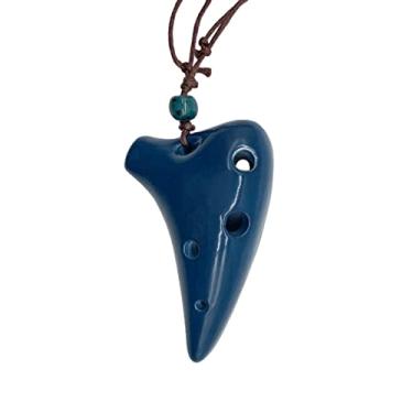 Imagem de Flauta 6 Furos Cerâmica Ocarina Mini Ocarina Instrumentos Musicais para Iniciante Musical (Cor: 6)