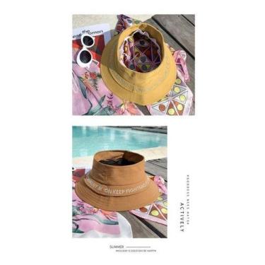 Imagem de Chapéu Bucket De Sol Top Vazio Tendência De Verão Feminino - oem, 9-12