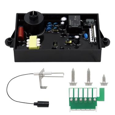 Imagem de 91367 Placa de controle de ignição PC para aquecedor de água RV com eletrodo de ignição e sensor adequado para aquecedores de água Atwood/Dometic (apenas a gás) GCH6-4E/6E/7E; GH10-1E/2E/3E Substitua
