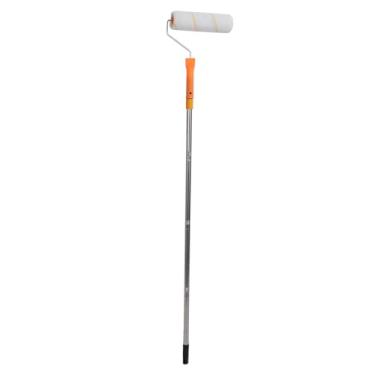 Imagem de YWBL-WH Kit de Pólo de Extensão de Rolo de Pintura, Conjunto de Rolo de Pintura Telescópico Ajustável de Aço Inoxidável Com Escova de 9 Polegadas para Tetos de Paredes, Cabo Longo de 6 Pés para