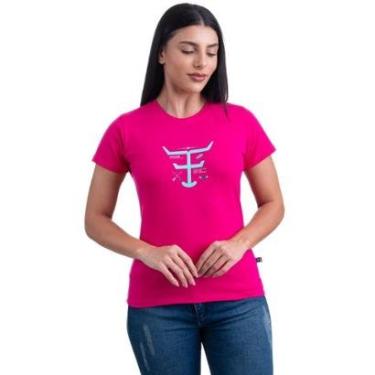 Imagem de CAMISETA FEMININA TEXAS FARM - CF282 - ROSA PINK-Feminino