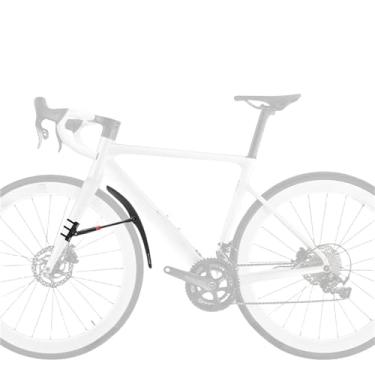 Imagem de Para-lamas universais para bicicletas de estrada/gravel de 29 polegadas, para-lama dianteiro e traseiro com luz traseira ajustável.(Road Bike Front)