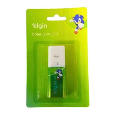 Imagem de Bateria 9v Alcalina Com Lanterna Elgin