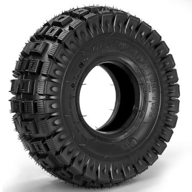 Imagem de Felixstory Pneu externo off-road 3.00-4 adequado para Razor E300 E325, scooter elétrica EZip, Kart Offroad, ATV, carrinho utilitário, pneus de caminhão de mão, substituição para 260x85 25.4 cm x 7.6