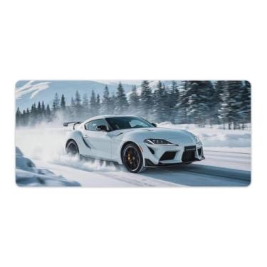 Imagem de HouLaiZhe Snowdrift JDM Car SUP Gaming Mouse Pads JDM Car Desk Pads Grandes Mousepads para teclado de mesa Tapete de computador 40 x 90 cm