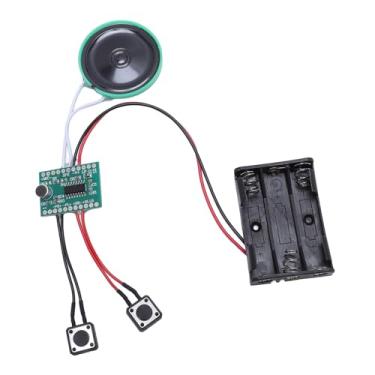Imagem de aqxreight Módulo Gravador de Som Com Alto-falante GravaçãO de 4 Minutos Módulo de GravaçãO de Voz de Música para ReproduçãO de CartãO de Felicitações Com até Minutos de de Voz O ou Pode Gravar