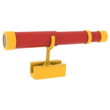 Imagem de menolana Telescópio de Pirata Retrátil e Portátil para Crianças - Acessório Criativo para Playground - Luneta de Pirata para Quintal de Brinquedos, Vermelho E Amarelo