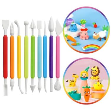 Imagem de Kit 8 Estecas Esculpir Modelar Biscuit Massas Artesanato