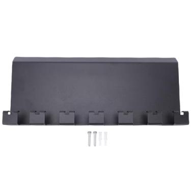 Imagem de Yosoo Rack de Ginástica Montado na Parede, Organizador de Prateleira Flutuante de Metal Resistente Com 7 Ganchos para Alças, Cordas de Pular, Rolos de Espuma