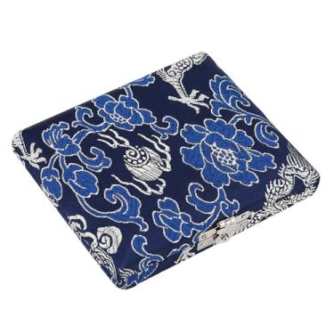 Imagem de Luqeeg Estojo de Palheta de Madeira Premium para Palhetas de oboé, Resistente e Durável, Design de Slot de Tecido Macio, Proteção contra Umidade, Compacto e Leve (Azul)