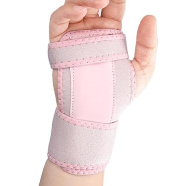 Imagem de Munhequeira Para O Pulso - Ajustável de Envoltório para a Mão,Tala para Pulso - Para Dormir, Trabalho, Golfe, Ténis, Ginásio, Levantamento De Pesos, Desportos, Digitação E Exercício