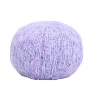 Imagem de Fio de lã macia tricô lã mistura de fios de crochê artesanato 25 g várias cores para bricolage suéteres boneca cachecóis acessórios violeta vívido