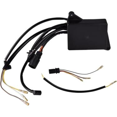 Imagem de NATEFEMIN Pacote de energia externa de barco de substituição para motor de popa Johnson Evinrude CDI 25-70HP (25, 40, 50, 60, 65 e 70HP)