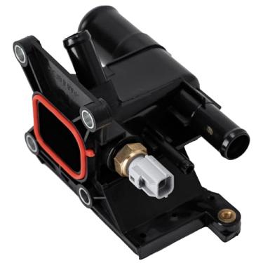 Imagem de Rldym Termostato de saída de água de arrefecimento do motor com sensor LF941517Z para Mazda 3 5 6 2006-2015, CX-7 2010-2012 substitui LF9415179A,LF94-15-17Z,902-690