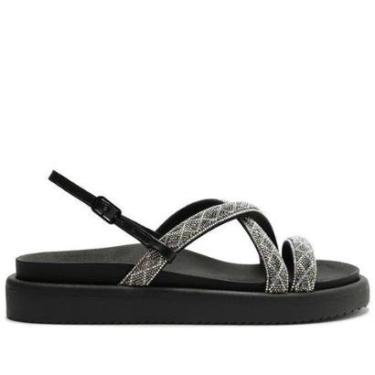 Imagem de Papete Anacapri Glam Detalhada Preta Preto-Feminino