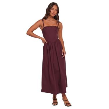 Imagem de Petal & Pup Vestido feminino Zenobia-midi-cereja, Cereja, 34