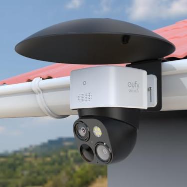 Imagem de HOLACA Capa universal para proteção solar e chuva para todas as câmeras de segurança externas com parafuso de 1/4, blindagem compatível com Ring, Blink, Google Nest, Eufy, Arlo, WYZE, Tapo (câmera PTZ