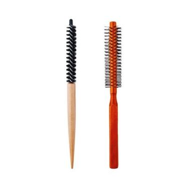 Imagem de Conjunto De Escovas De Cabelo Redondas Pequenas 8mm 11mm 16mm Ferramen