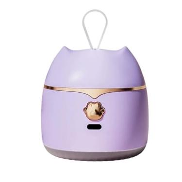 Imagem de Aparador de Cabelo Pata Gato Portátil Recarregável Design Fofo e Brincalhão Compacto Fácil Guardar na Bolsa Módulo Carregamento Integrado Sem Cabo Bat