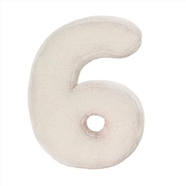 Imagem de English Letter Plush Pillow, Soft Cozy A to Z Alphabets Shaped Throw Cushions, Initial Design Decorative Throw Pillows for Bed Couch, Gift To Family, Friends & Colleagues (6)