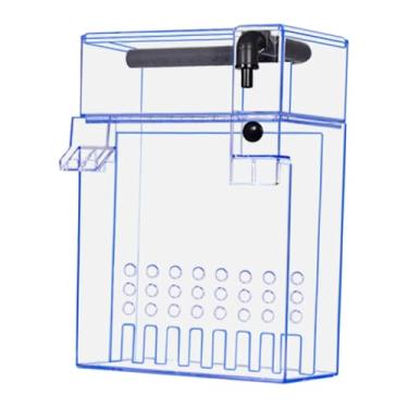 Imagem de WeiLaiKeQi Caixa de filtro para aquário, acessórios para aquário fáceis de instalar, caixa de filtro suspensa para aquário de tartarugas com tampa para sala de, 18cm X 9cm X 28cm