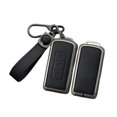 Imagem de Capa de couro para chave remota de carro compatível com Mitsubishi ASX LANCER Pajero Sport Outlander Eclipse Cross Chaveiro Capa completa Acessórios(Style6)