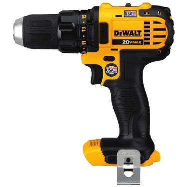 Imagem de Furadeira sem Fio com Desing Compacto e Leve, Bateria não Inclusa, DEWALT DCD780B, Amarelo