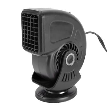 Imagem de Asixxsix Aquecedor automotivo, desembaçador de para- de 150W com purificação de íons negativos, fluxo de ar amplo de 360°, monitoramento de temperatura, aquecimento e resfriamento (BLACK)