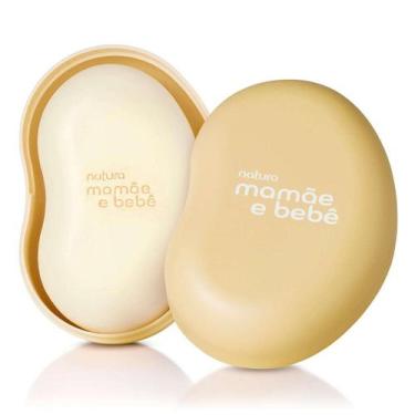 Imagem de Sabonete em Barra com Saboneteira Mamãe e Bebê Flor de Laranjeira 100g