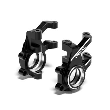 Imagem de TREAL 7075 Aluminum Front Steering Knuckles for Traxxas FUNCO 8S VXL 1:6 Sand Car(Black)