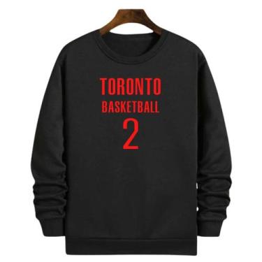 Imagem de Blusa Moletom Gola Basquete Toronto Basketball número 2 - Loja Click C