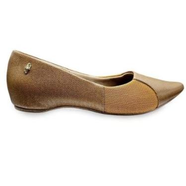 Imagem de Sapatilha Usaflex Bico Fino com Salto Embutido Joanete Cor:;Tamanho:37;Genero:Mulher-Feminino