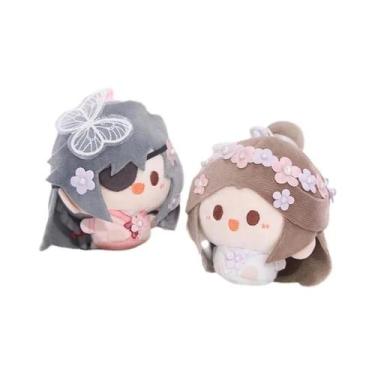 Imagem de Mochila De Pelúcia Floral Com Design Redondo E Rodas, Presente Oficial