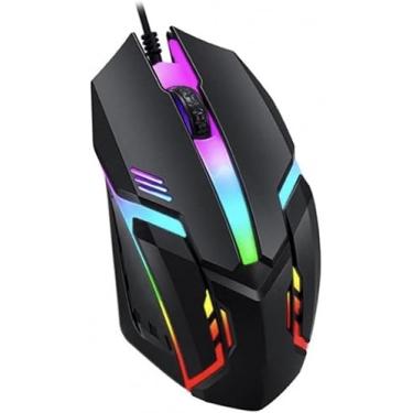 Imagem de Mouse Gamer RGB USB 2.0 – LED Colorido, Design Ergonômico, Alta Precisão, Ideal para Jogos e Uso Diário no PC e Notebook