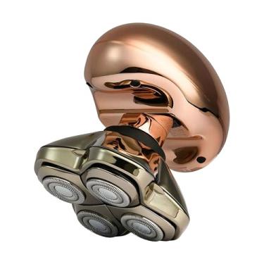 Imagem de Skull Shaver Butterfly Kiss PRO - Barbeador elétrico feminino para linha de biquíni, pernas e corpo - Uso molhado e seco - Lâminas ergonômicas e hipoalergênicas - 60 minutos de uso sem fio - ouro rosa
