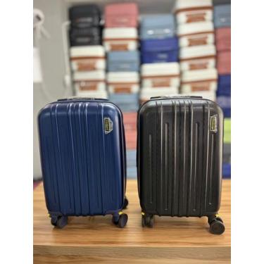 Imagem de Kit Duas Malas de Bordo 10kg Lisboa - ultra leve, Azul escuro, Preto