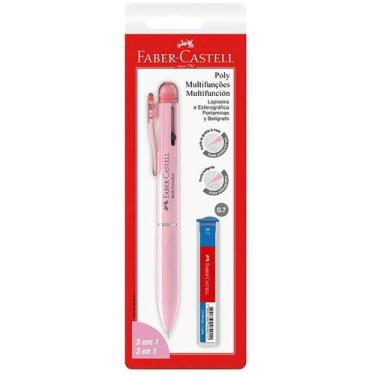 Imagem de Caneta e Lapiseira 0,7mm Faber-Castell Multifunções 3 em 1 - FABER CAS