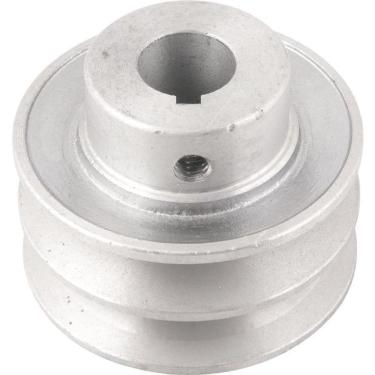Imagem de Polia Alumínio 2 Canais Perfil A 70mm Com Furo 3-4" Vonder