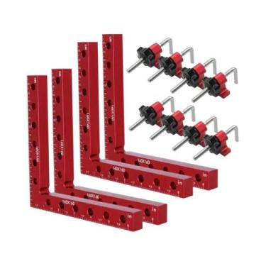 Imagem de Grampo De Canto Em Liga De Alumínio 90 Graus Para Marcenaria E Carpint