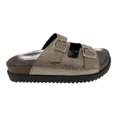 Imagem de Papete Moleca Metalizada Fivela Feminina-Feminino