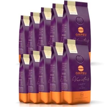 Imagem de Café em Grãos Premium Orfeu Japy Kit 10 Pacotes de 250g