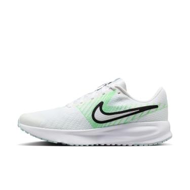 Imagem de Nike Tênis de corrida masculino Run Defy Road (branco/azul glacial/greve verde/preto), Branco/preto-geleira, azul-verde Strike, 47