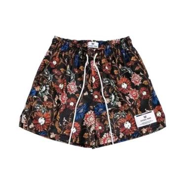 Imagem de Shorts Masculinos Esportivos Casuais De Secagem Rápida Em Tela Para Mo