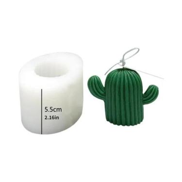 Imagem de Molde de fundição de resina de silicone para decoração de velas de cac